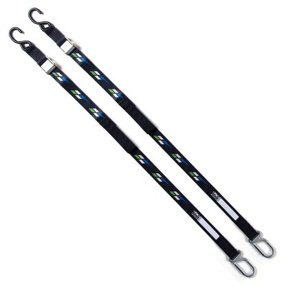 Kawasaki 1.5" Tiedowns Black