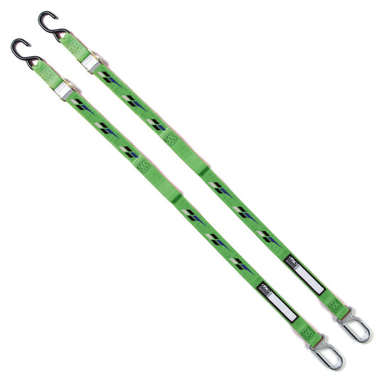 Kawasaki 1.5" Tiedowns Green