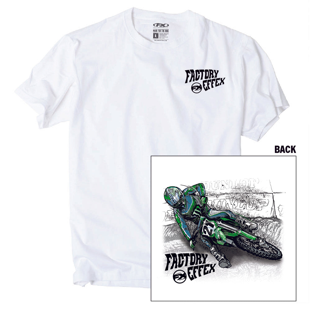 Rider #21 T-shirt White