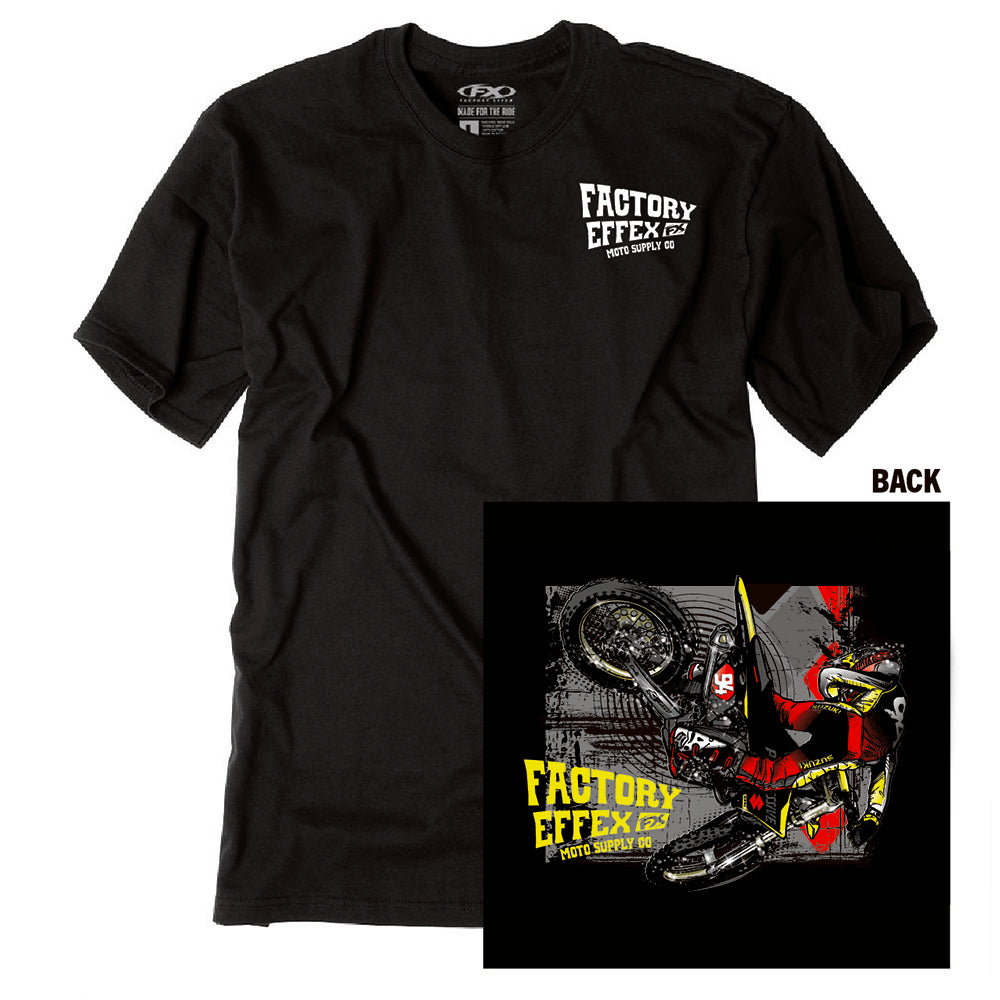 T Shirt Rider Rider #94 T-shirt Black – Factory Effex