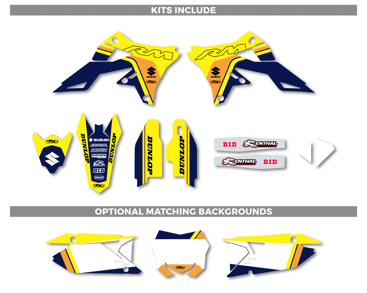 Suzuki Stripes Series Shroud Kit