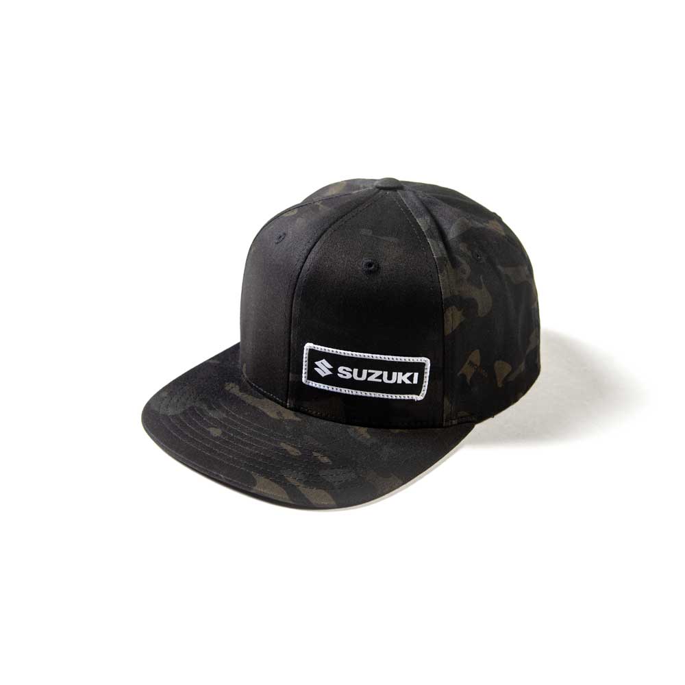Suzuki Black Camo snapback hat