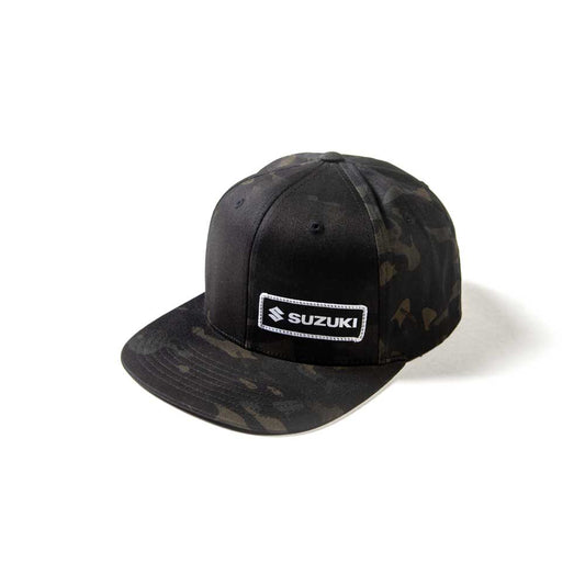 Suzuki Black Camo snapback hat