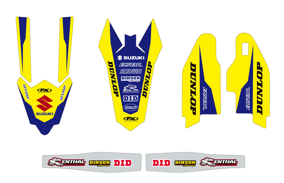 Suzuki Factory Trim Graphic Kit