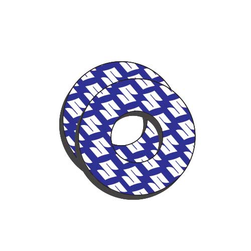 Suzuki Blue Moto Grip Donuts