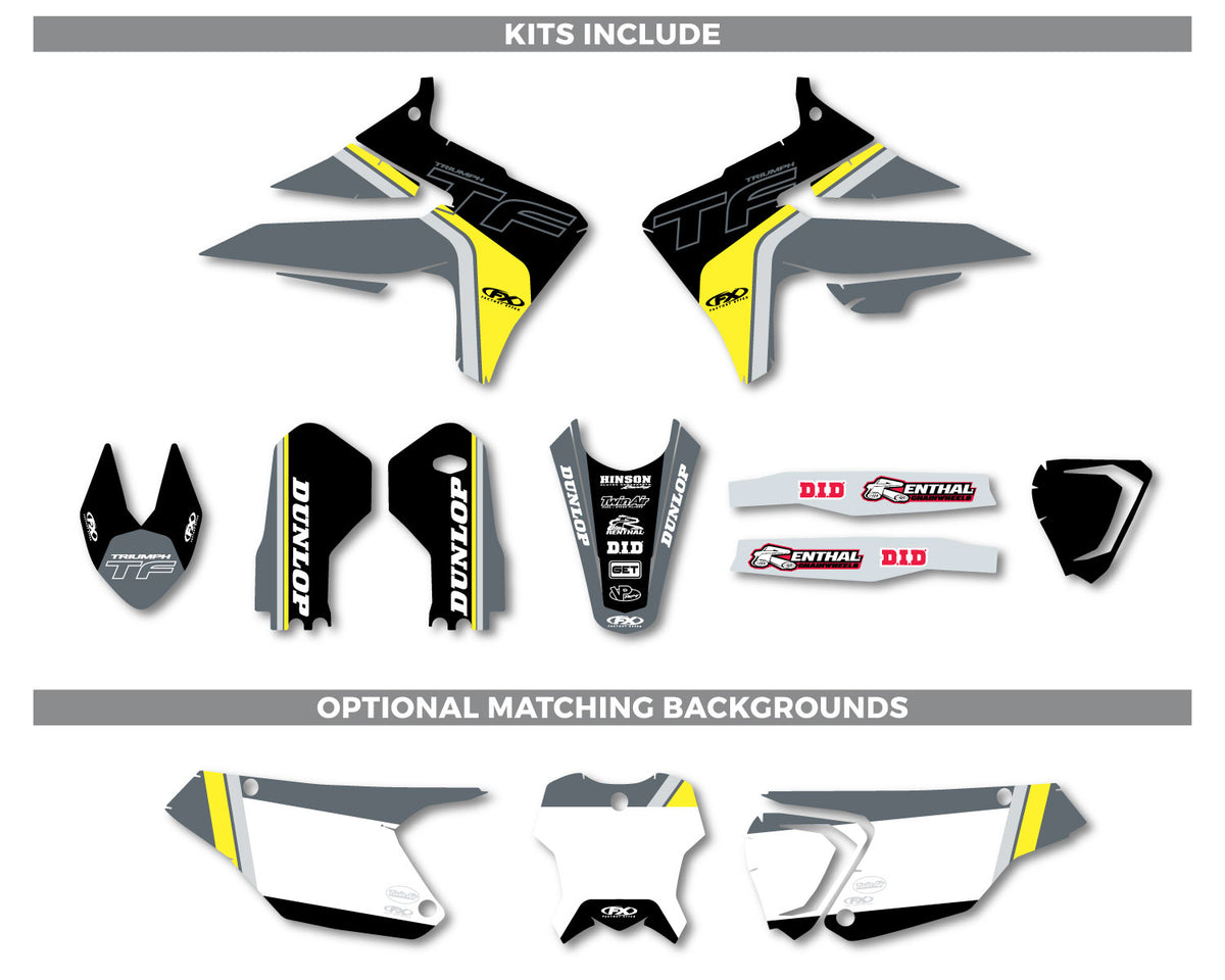 Triumph Stripes Series Graphic Kit
