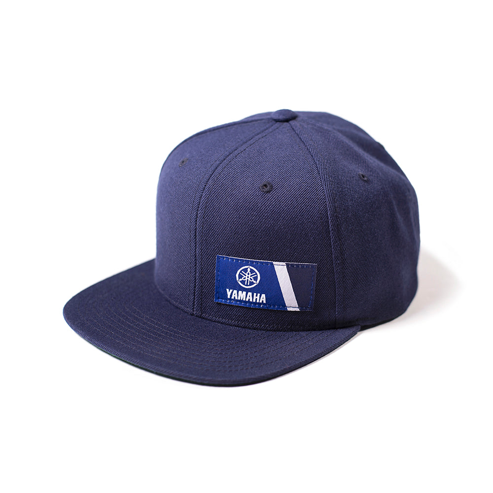 YAMAHA WEDGE snapback hat / navy