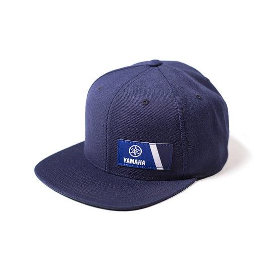YAMAHA WEDGE snapback hat / navy