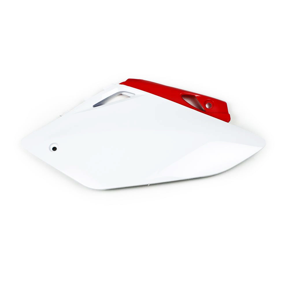 Side Plate Plastic CRF450 05-06 (White/Red)