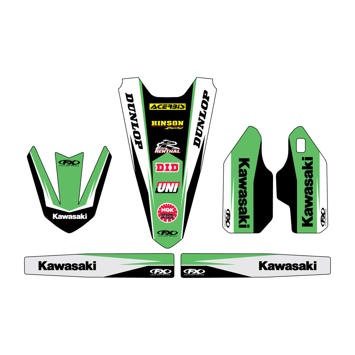 Kawasaki Trim Graphic Kit